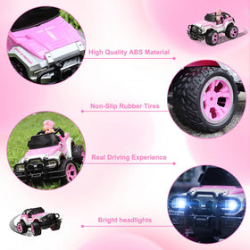 Carox RC car headlights illuminate nighttime adventures