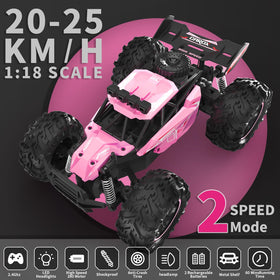 Carox RC car off-road tires delivering stability on uneven terrain