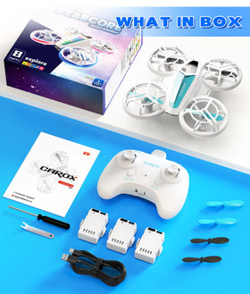 Durable build makes Carox Starship drone suitable for kids aged 6 and up