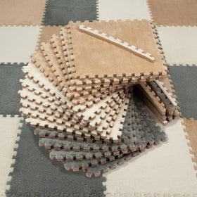 CARPETBOX puzzle mat 16-piece for safe modular baby play on the floor.