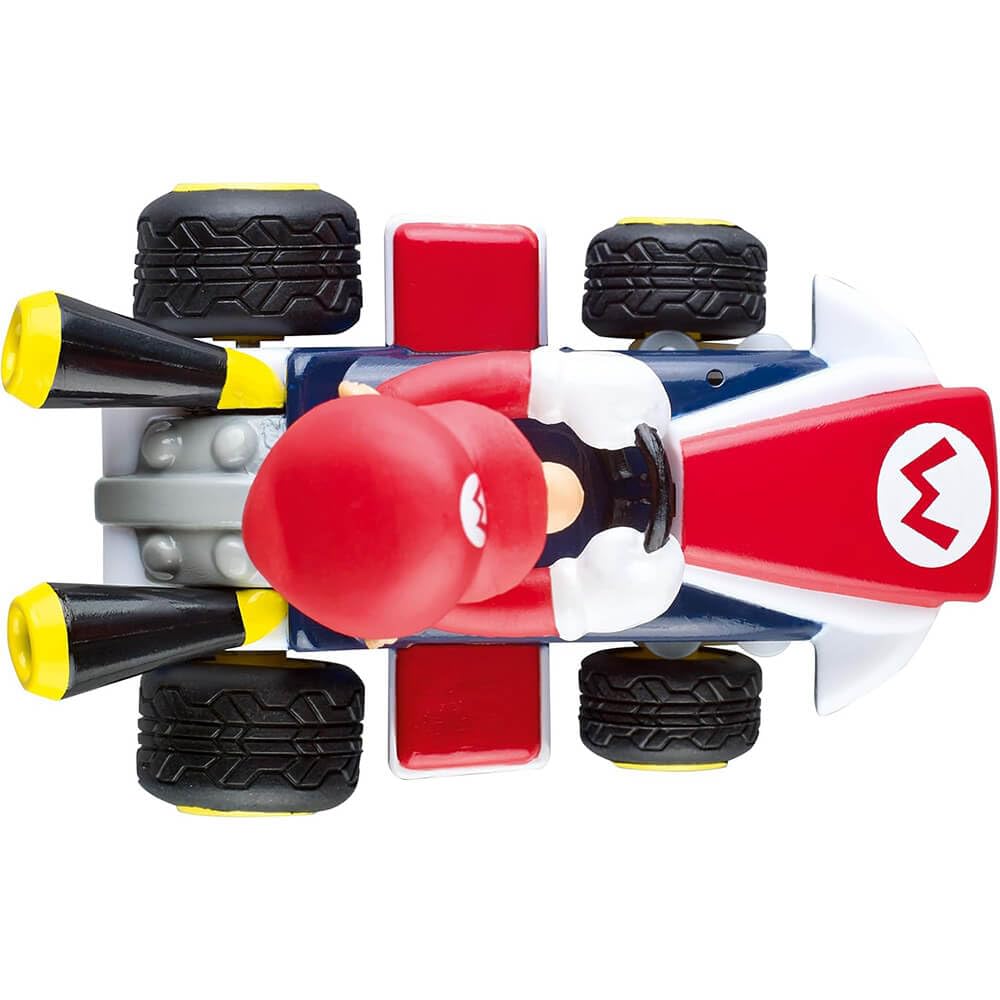 Carrera 1:50 scale detail captures authentic Mario Kart style