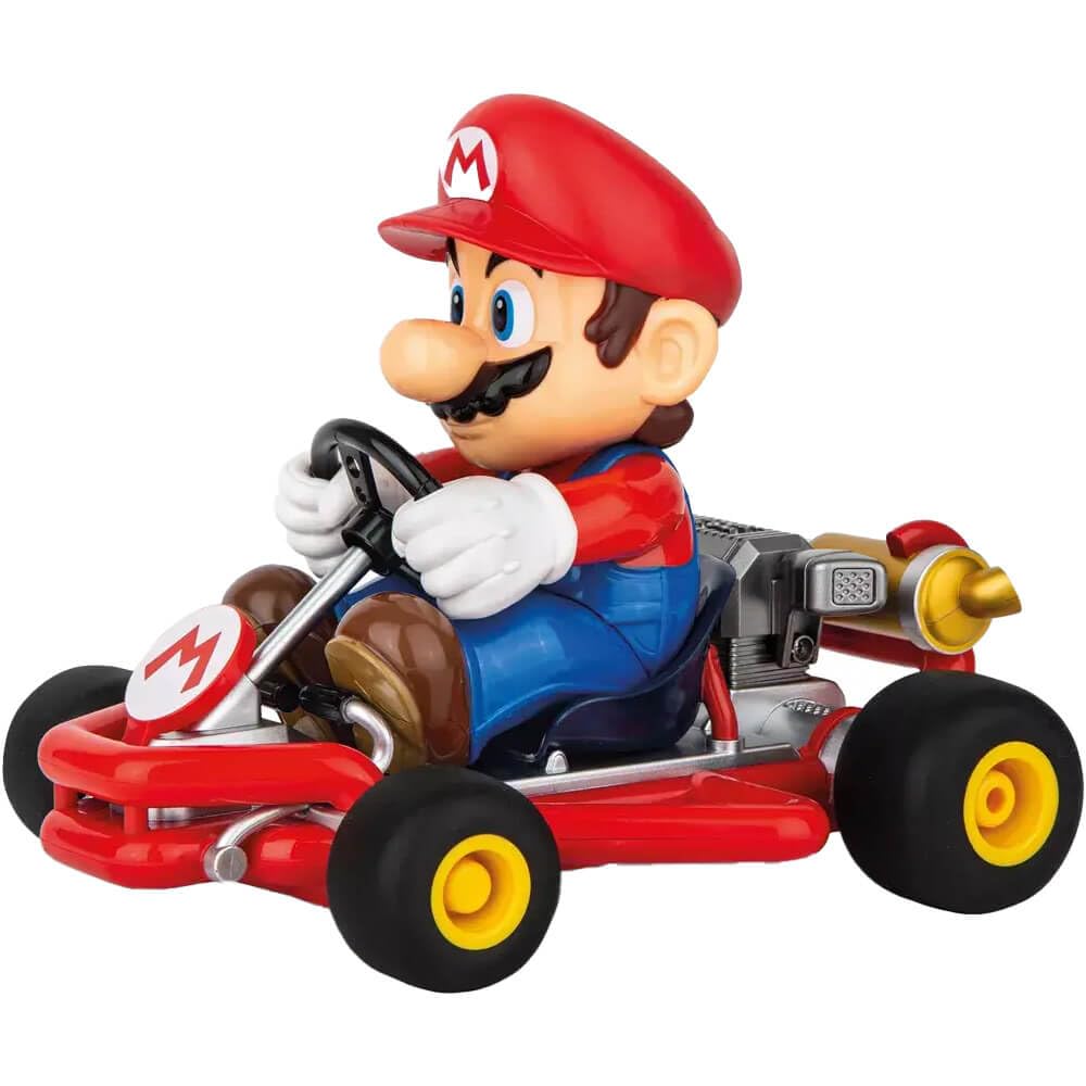 Carrera Mario Kart RC front view demonstrates authentic licensed design for immersive play.