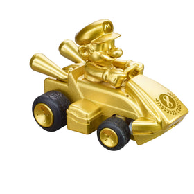 Collectible Carrera Gold Mario Kart display item on shelf