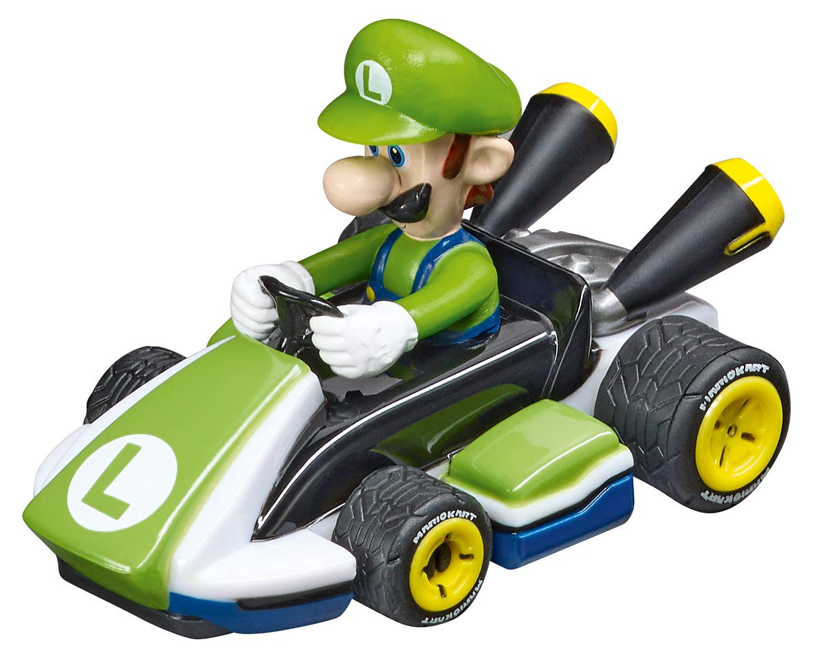 Carrera First Mario Kart track two controllers for family racing fun