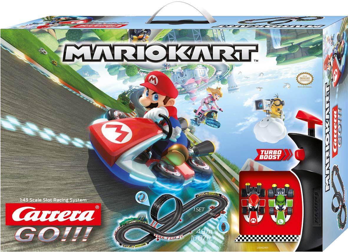 1:43 scale cars provide authentic feel on the Carrera Mario Kart set