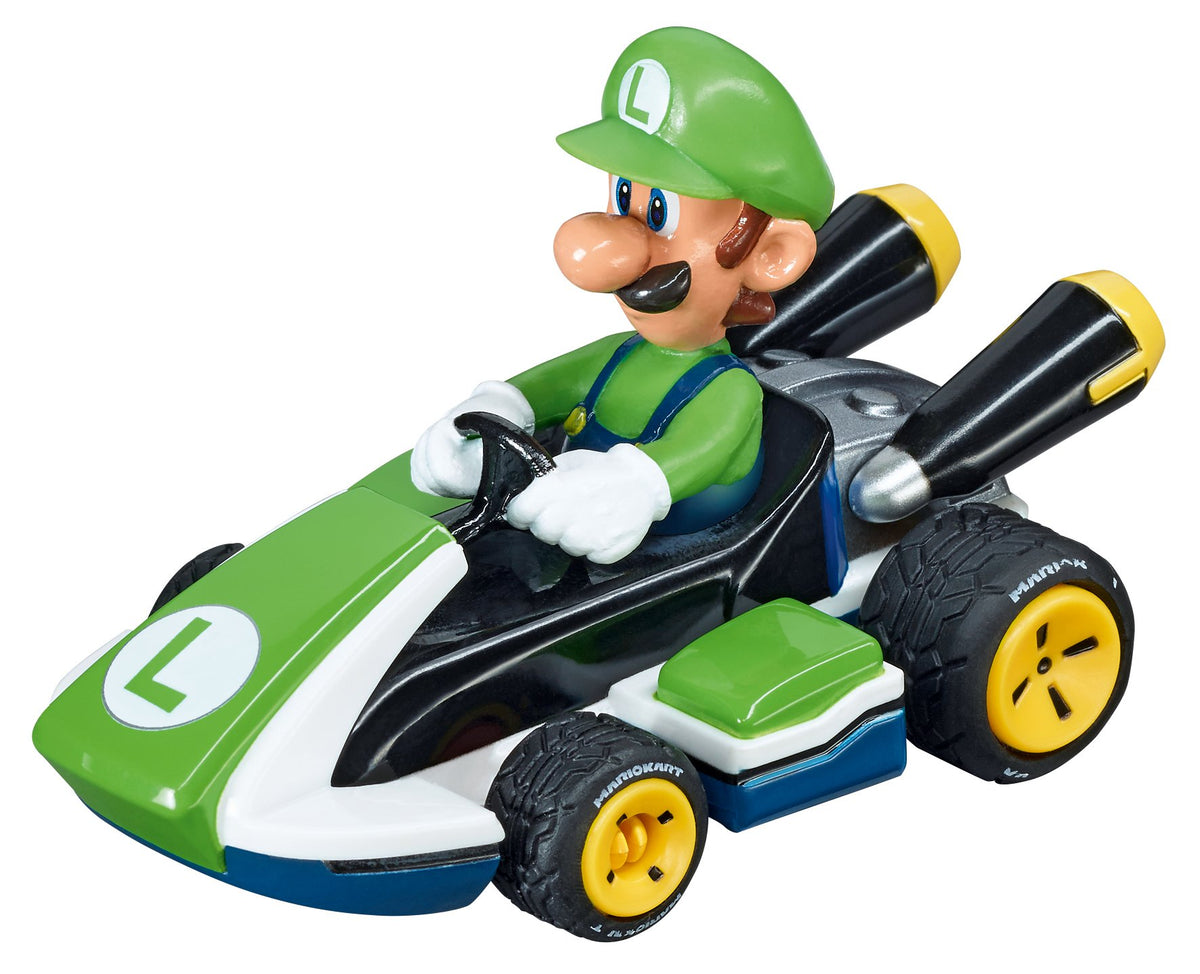 Two hand controllers enable simultaneous racing for friends and family