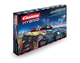Carrera Hybrid Highway Challenge track setup image demonstrates quick assembly steps