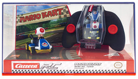 Carrera Mario Kart mini display box highlights the collectible line.