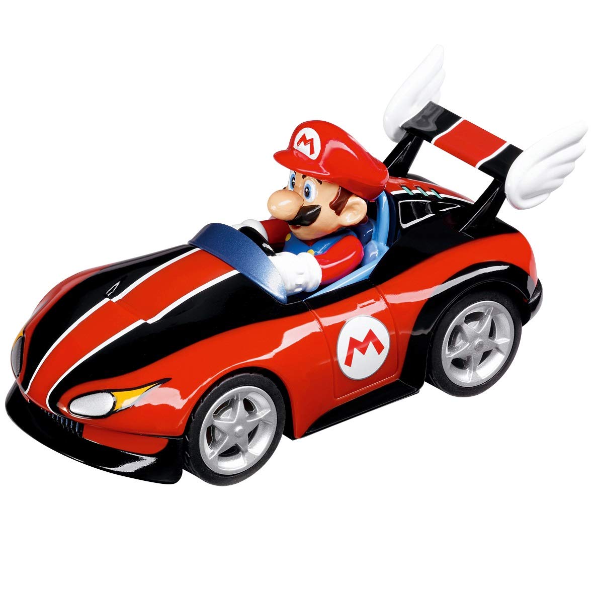 Carrera Pull & Speed Mach 8 Mario pull-back car designed for high-speed play.
