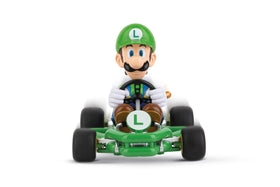 Carrera RC car Luigi battery charging with LiFePO4 battery in focus