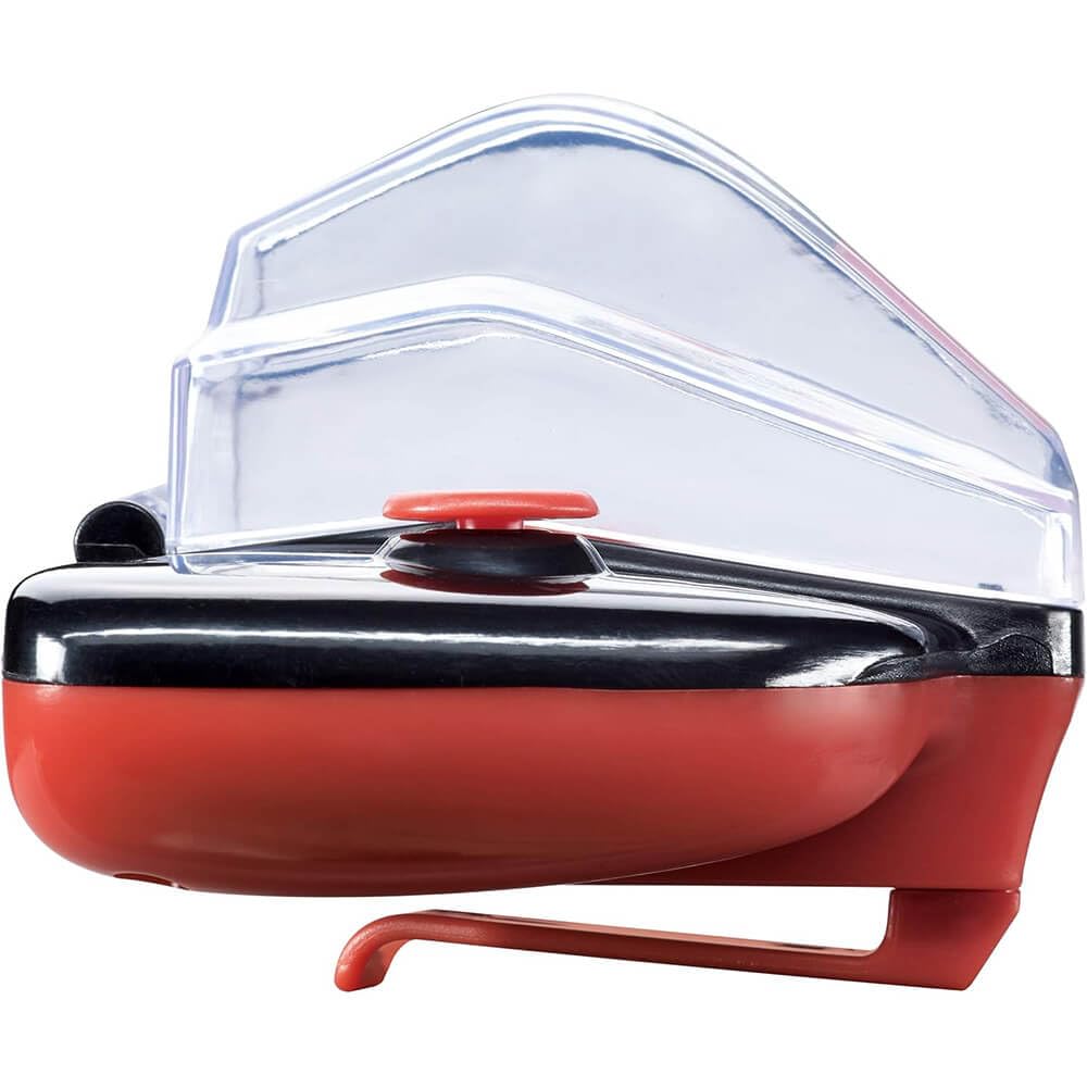 Carrera RC controller with storage compartment keeps accessories organized