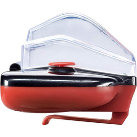 Carrera RC controller with storage compartment keeps accessories organized