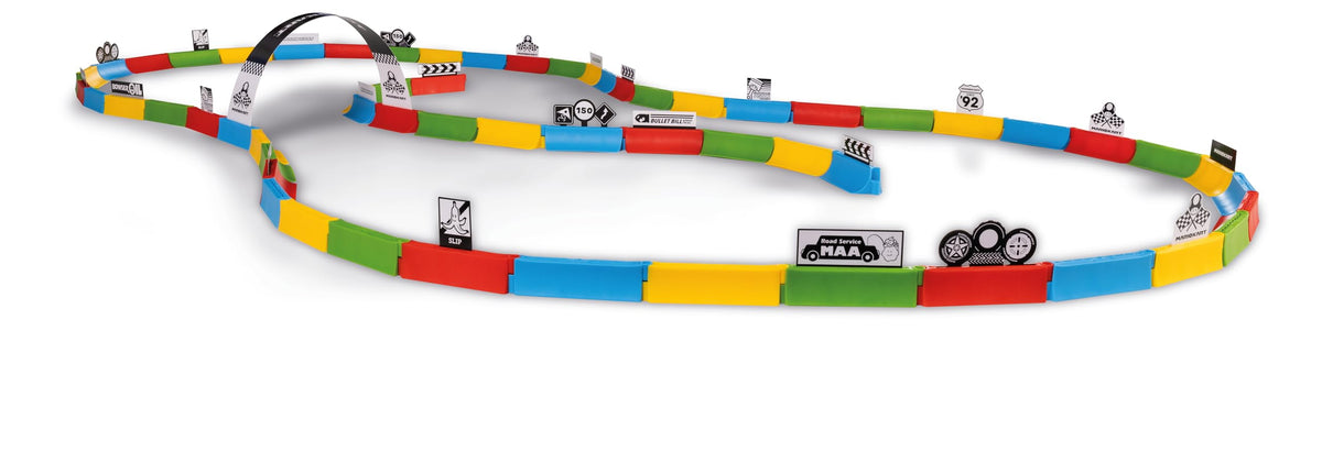 Carrera RC Mario Kart Luigi car on table for vibrant track action