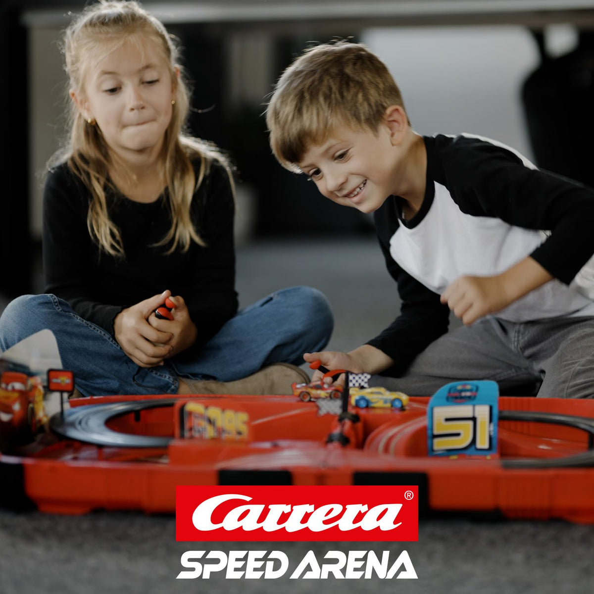 Carrera Speed Arena assembled dimensions show compact footprint