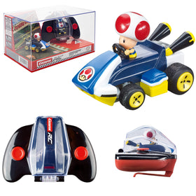 Carrera Toad mini RC car ready for fast desk play.