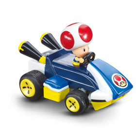 Carrera Toad RC controller with storage keeps car secure between races.