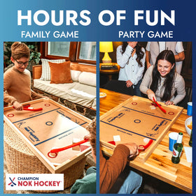 Carrom Champion Nok Hockey Game family-friendly entertainment for kids and adults