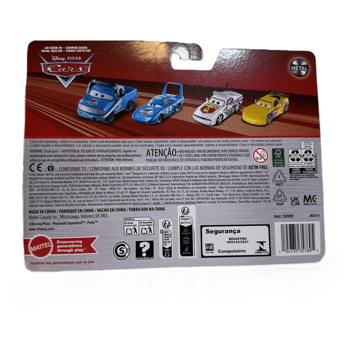 Cars Disney Pixar Guido figure, collectible toy for imaginative racing adventures.