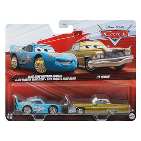 Cars Disney Pixar Lightning McQueen 1:55 die-cast with vivid bling detailing for display and play