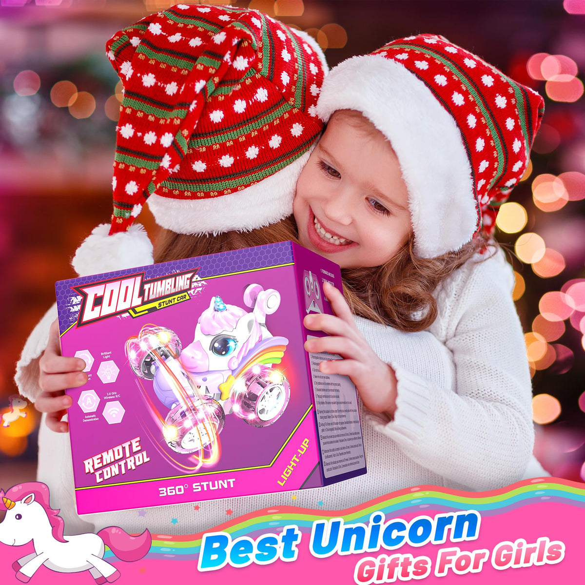 Carsky unicorn RC car gift-ready packaging for holidays
