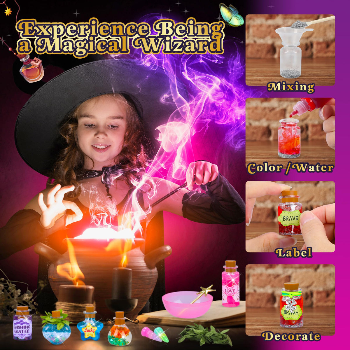 Cartell DIY potion recipes book guides beginner wizards through ideas.