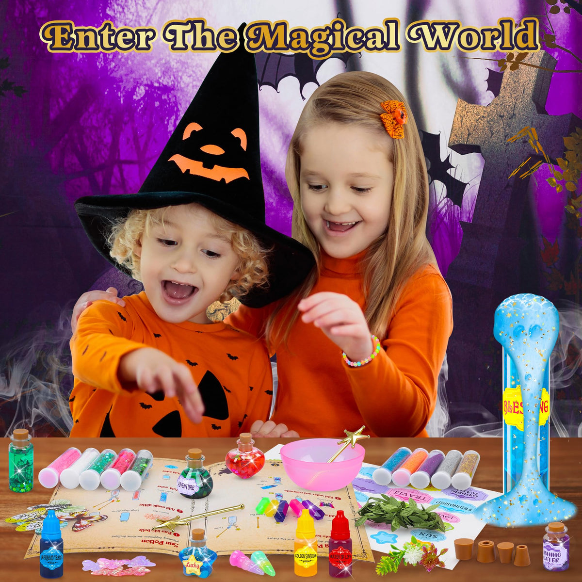 Cartell Shake action with potions demonstrates dynamic, tactile play.