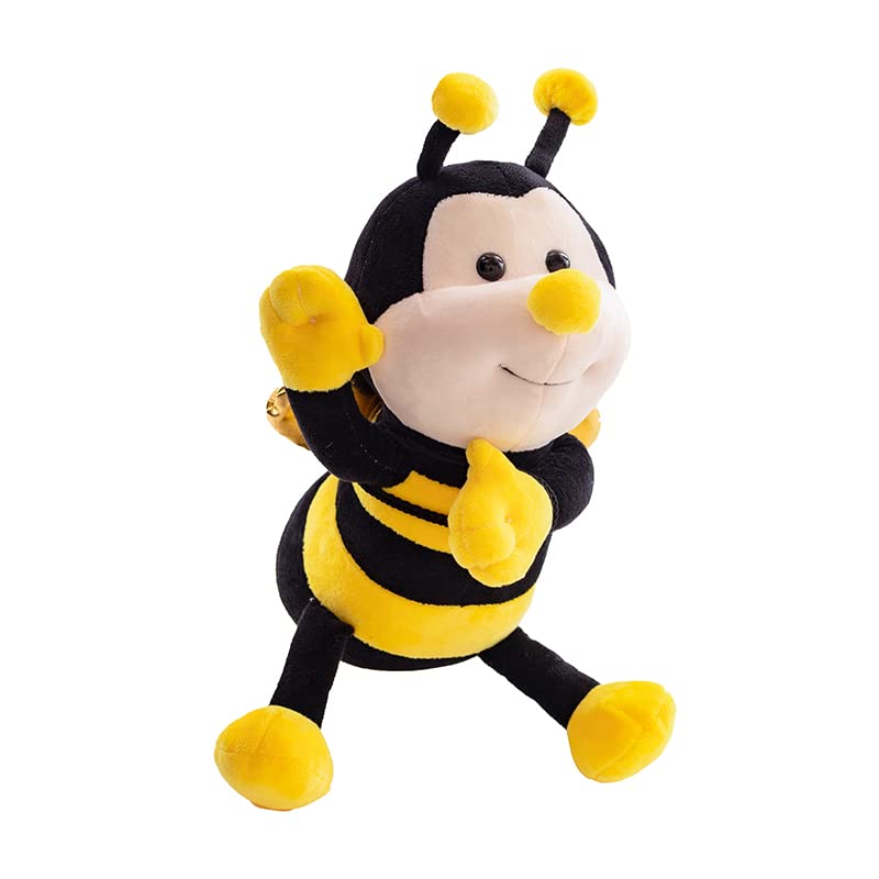 CASAGOOD Bumblebee plush side profile showing compact, cuddle-ready design.