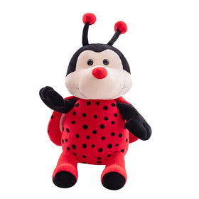 CASAGOOD Ladybug plush eye and nose detail, durable and kid-friendly.
