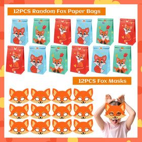 CasBurr Fox Keychains durable keepsakes for games and prizes