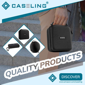 Caseling compact dimensions fit in backpacks, ideal for tournaments and trips.