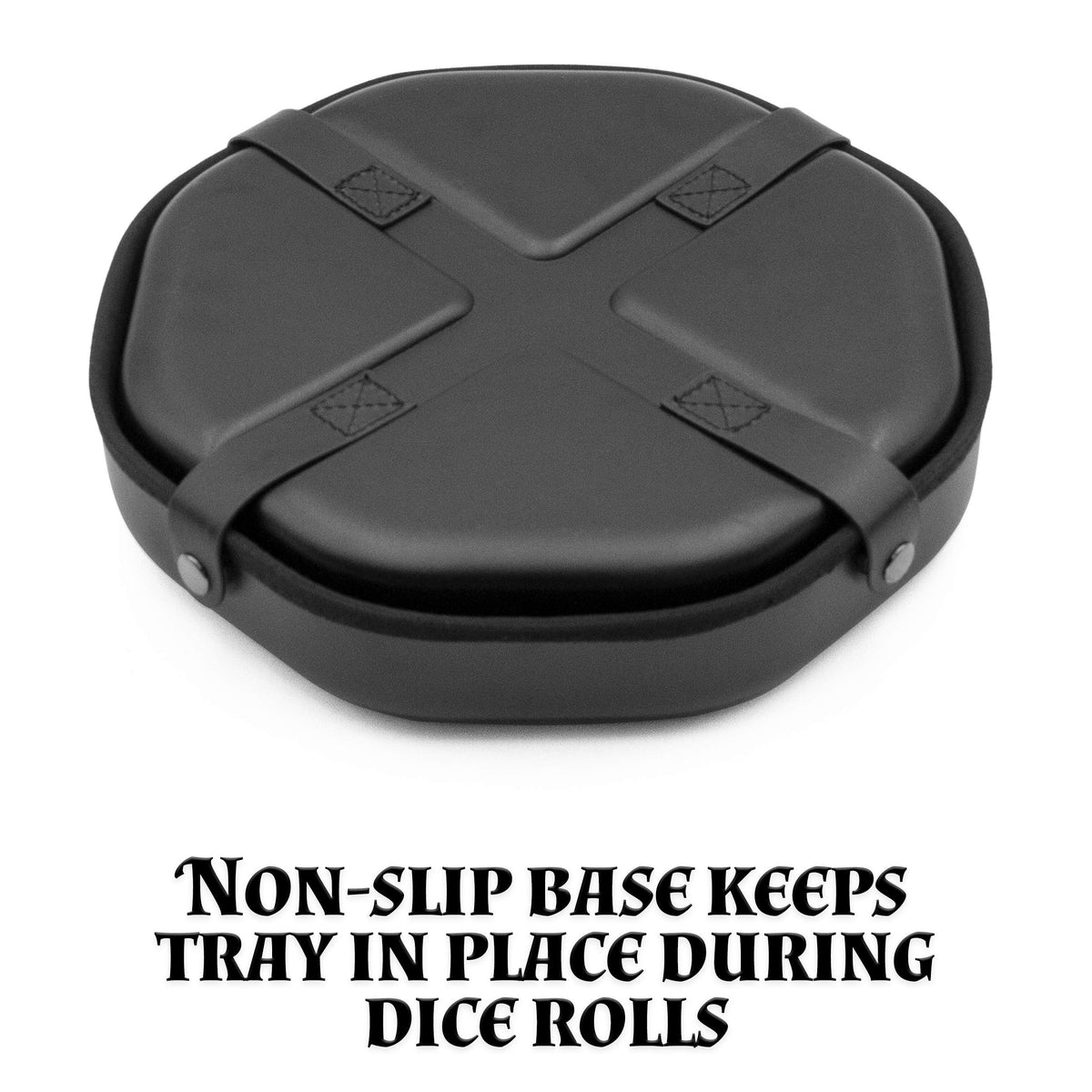 Non-scratch interior protects dice during travel and storage.