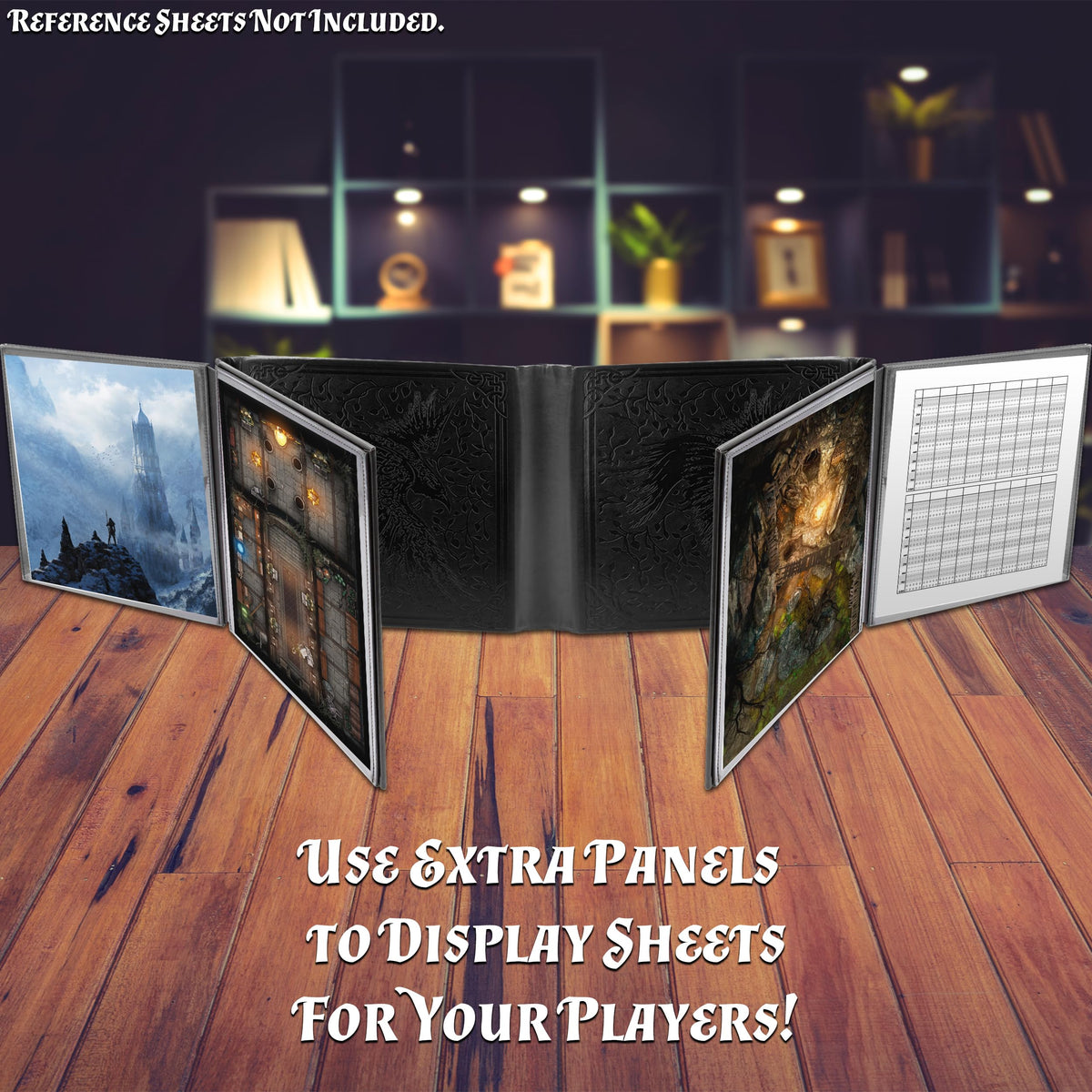 CASEMATIX DM Screen inserts not included for full customization.