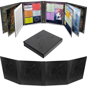 CASEMATIX DM Screen twelve-panel XL folding layout for private on-table notes.