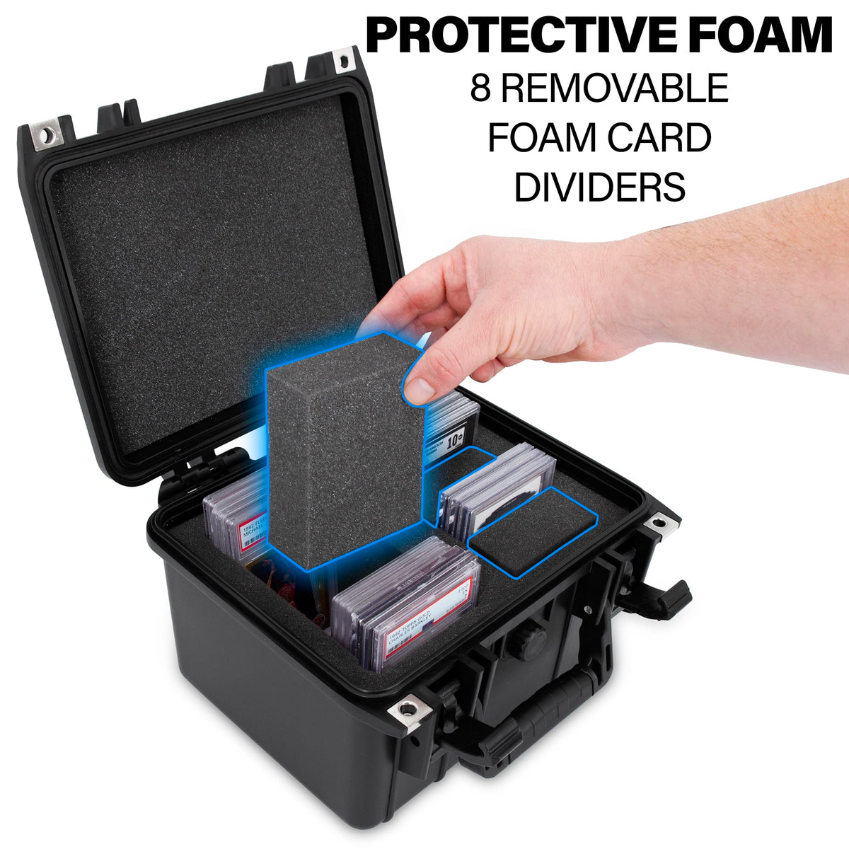 Casematix pressure valve helps maintain interior seal.