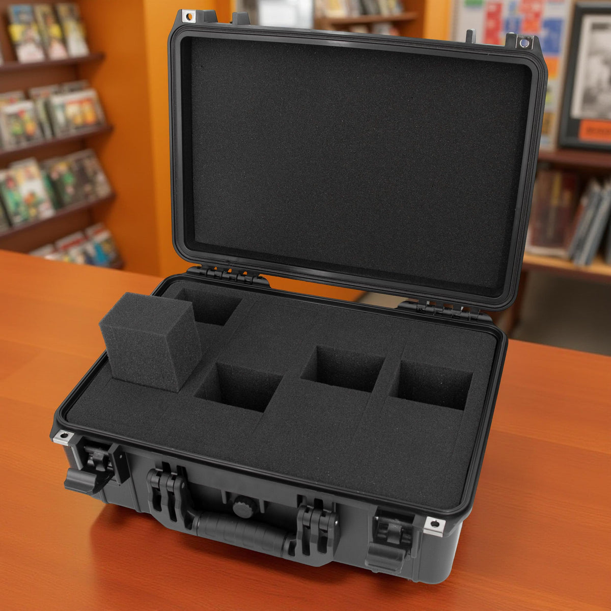 CASEMATIX graded card case pro edition dimensions 18x14x7 fit a large collection.
