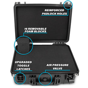 CASEMATIX graded card case pro edition travel handle makes carrying convenient.