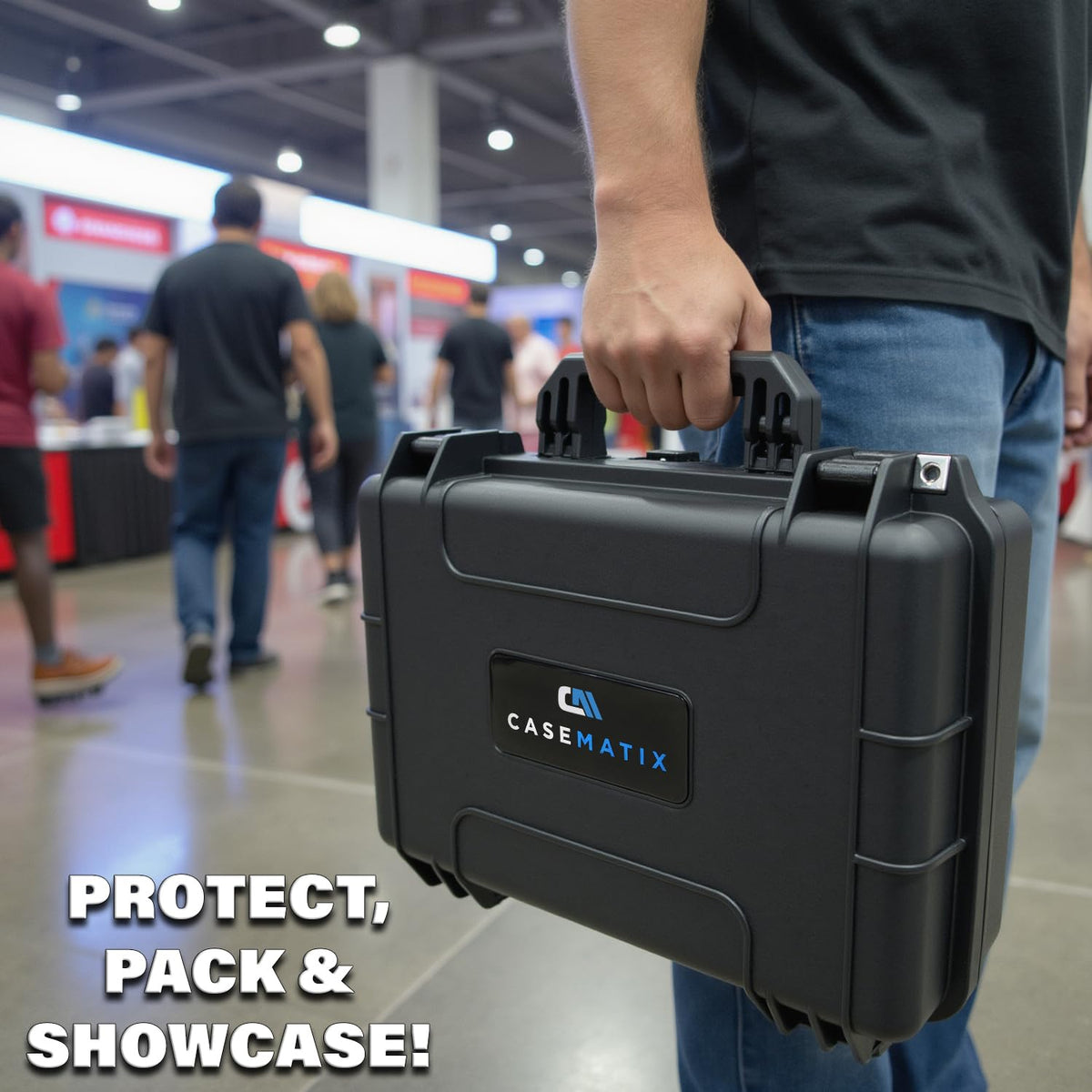 CASEMATIX graded card case pro edition waterproof seal ensures reliable protection in challenging conditions.