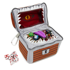 Casematix Mimic Dice Chest closed for secure, stylish dice storage.