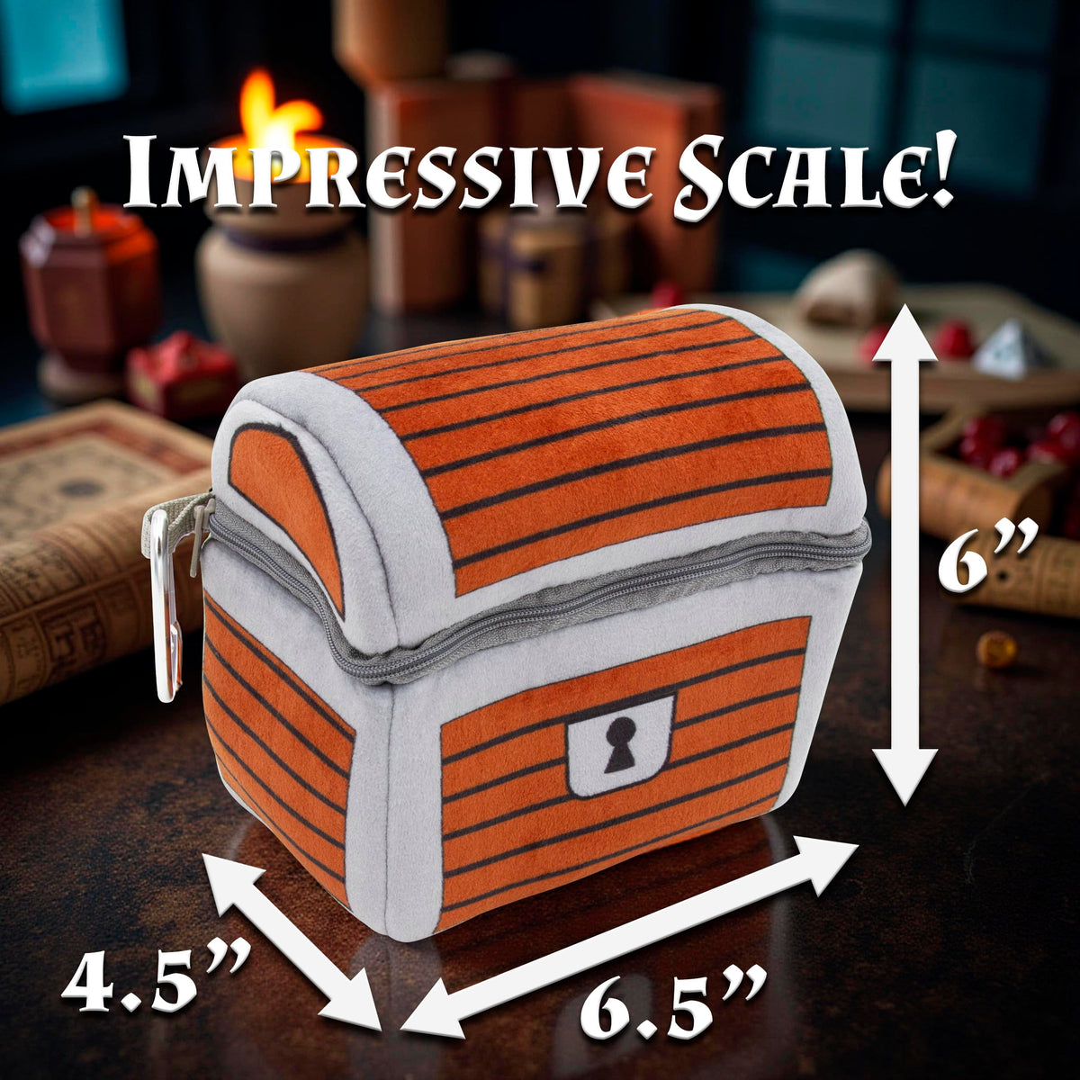 Casematix Mimic chest dimensions 6.5-inch by 6-inch by 4.5-inch travel-ready.