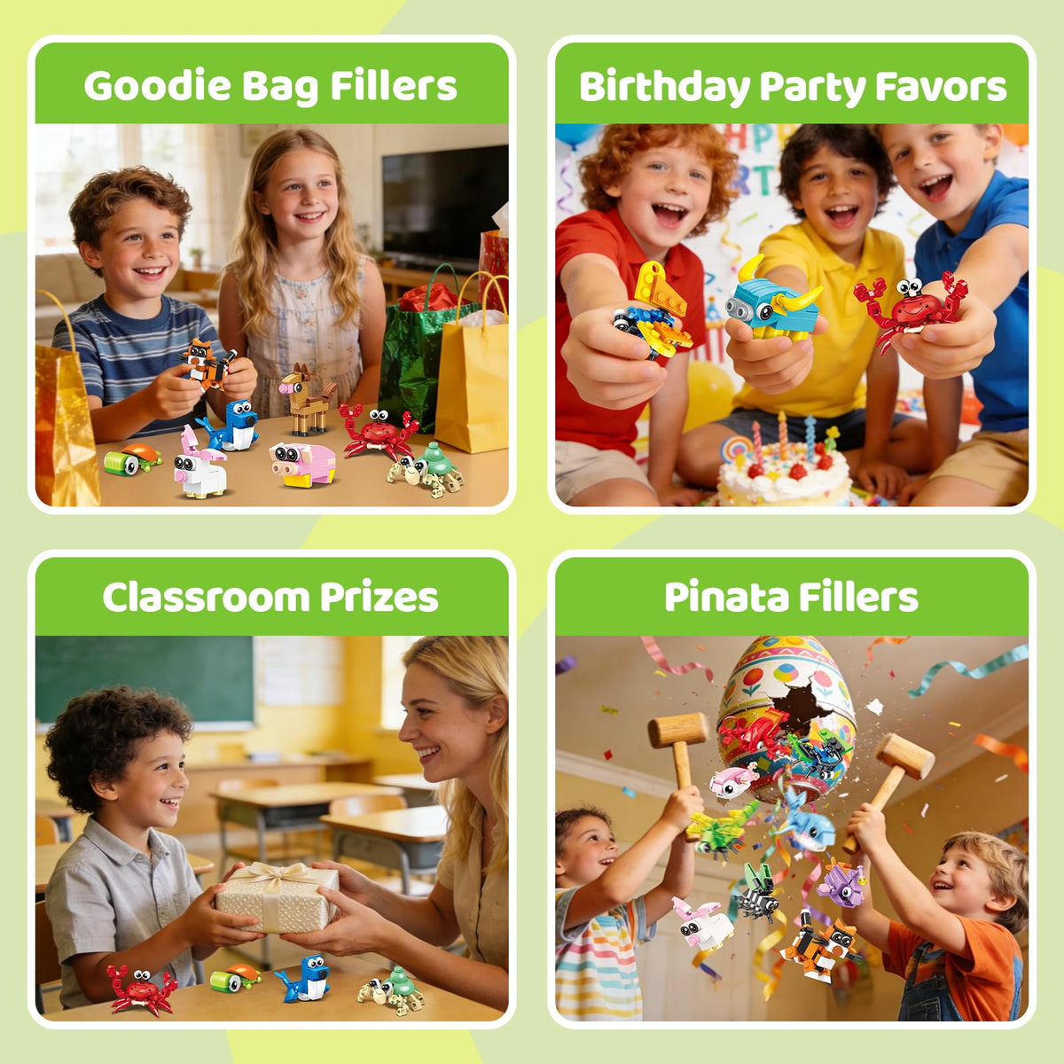 CASRRA animal designs build packs spark imaginative storytelling and fine motor skills