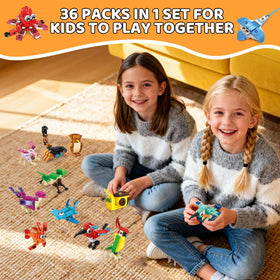 CASRRA bird designs mini blocks encourage collection and sharing.