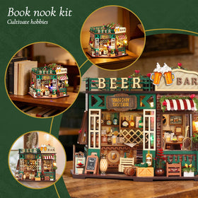 CASRRA Book Nook beer shop interior detail showing inviting ambiance