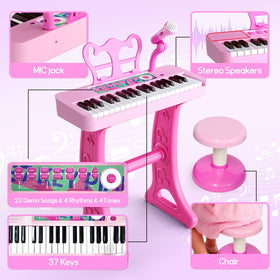 CASRRA music book and note stickers aid beginner learning.