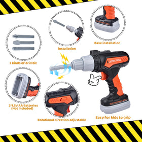 Casrra Kids Tool Set hammer designed for safe, comfy grip during tinkering.