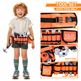 Casrra Kids Tool Set storage box keeps parts organized on the go.