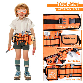CASRRA Kids Tool Set tool belt encouraging independence during tasks