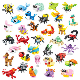 CASRRA mini building blocks set for party favors boosts creative play at birthdays