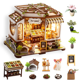 CASRRA pet shop 3D puzzle for display and creative play.