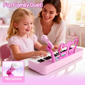 CASRRA piano toy demos image highlights 22 built-in tunes.