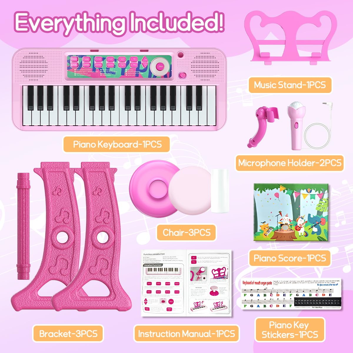 CASRRA pink toddler gift pack portrays a charming birthday surprise.
